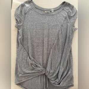 Zella Heather Gray Short Sleeve Top
